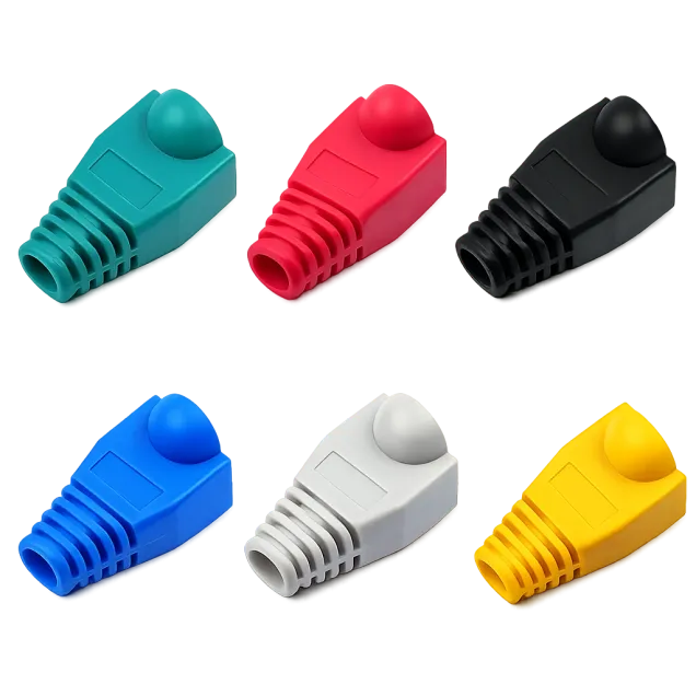 Connector sheath RJ45 for Cat 5/6 UTP Transparent