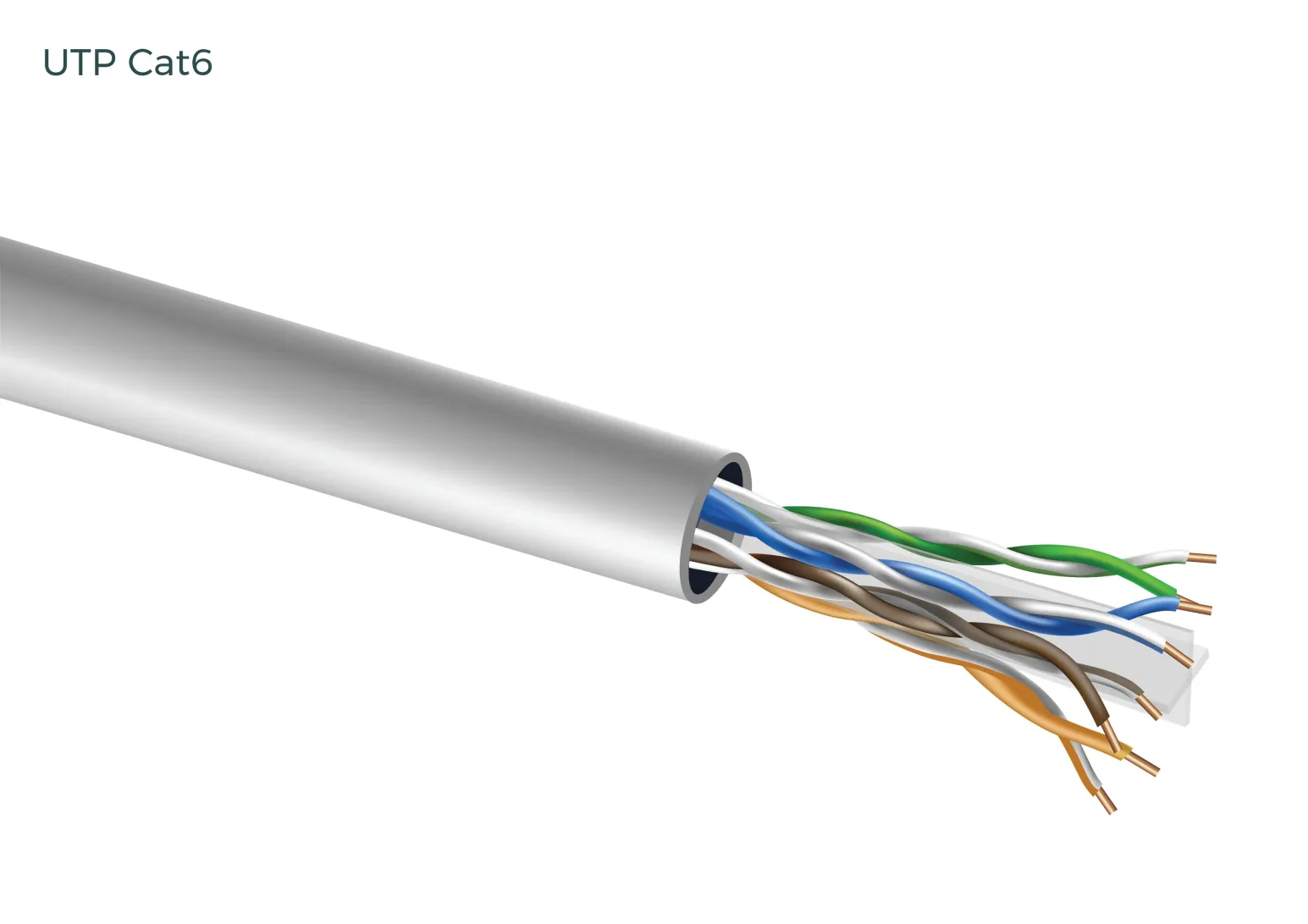 UTP CAT6 BC 24AWG PVC(indoor) "0.51 ± 0.01 mm"