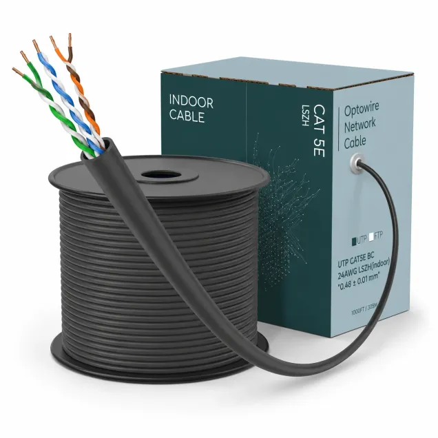 UTP CAT5E BC 24AWG LSZH(indoor) "0.48 ± 0.01 mm"