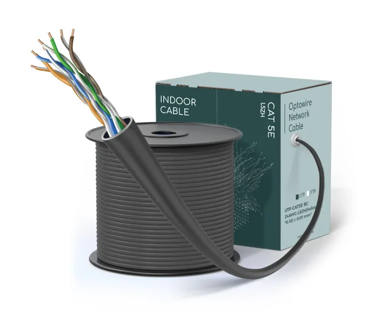 UTP CAT5E BC 24AWG LSZH(indoor) "0.50 ± 0.01 mm"