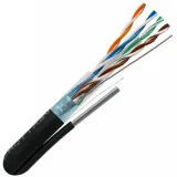 FTP CAT5E CCA 24AWG PE(outdoor) "0.53 ± 0.01 mm" WITH MESSENGER 1