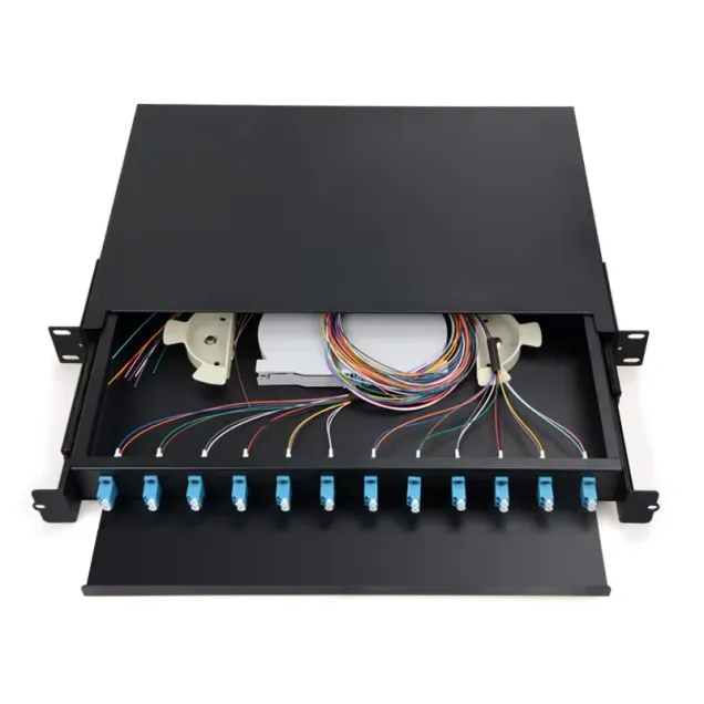 Rack Mount Patch Panel ODU-D12-SA With LC/UPC Pigtail