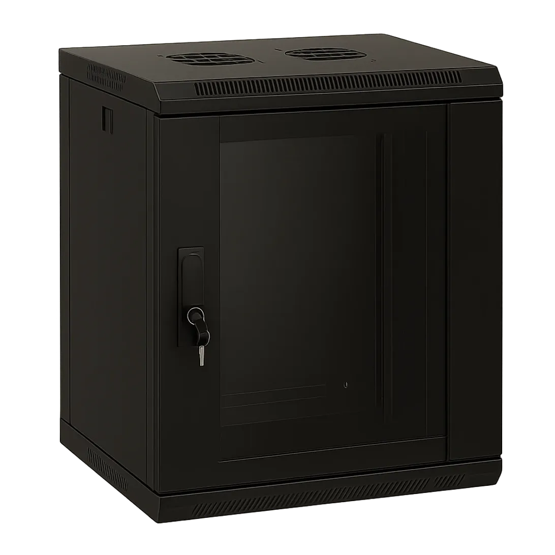 12U Network Rack Cabinet (600x450mm) With Glass Door