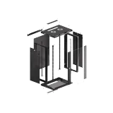 18U Network Rack Cabinet (600x450mm) With Glass Door 6