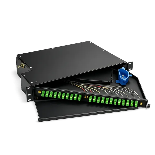Rack Mount Patch Panel ODU-L6-48 With SC/APC Pigtail