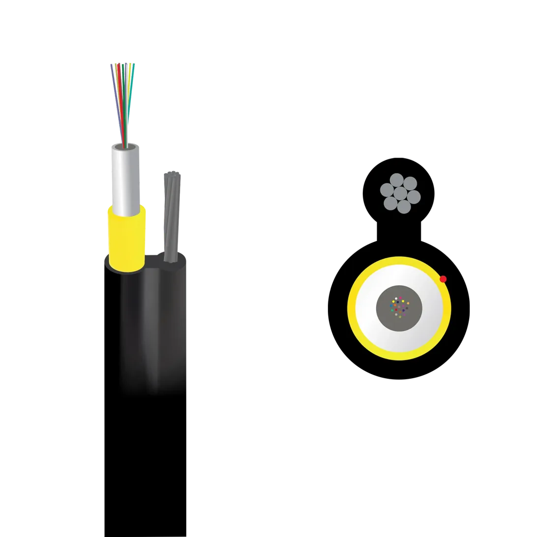 OptoWire-AM-L-OR(A)-1FO-1KN Drop Outdoor Figure 8 optical cable