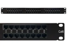 Patch Panel 48port RJ45 Cat 5&6-USH 1