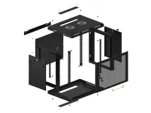 12U Network Rack Cabinet (600x600mm) With Perforate Door 4