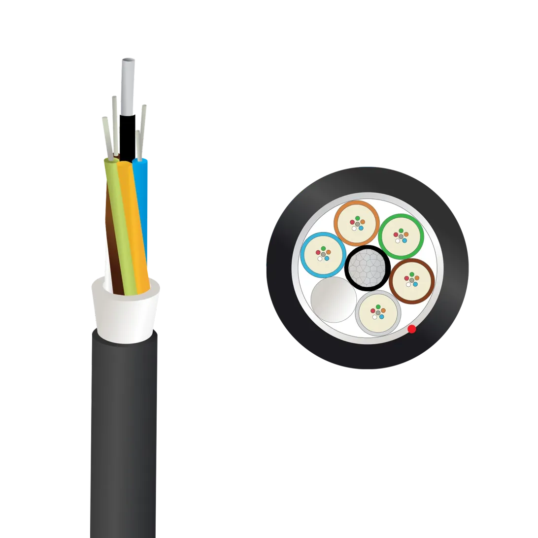 OptoWire AS-S-144FO-5.5KN Aerial ADSS Optical Cable