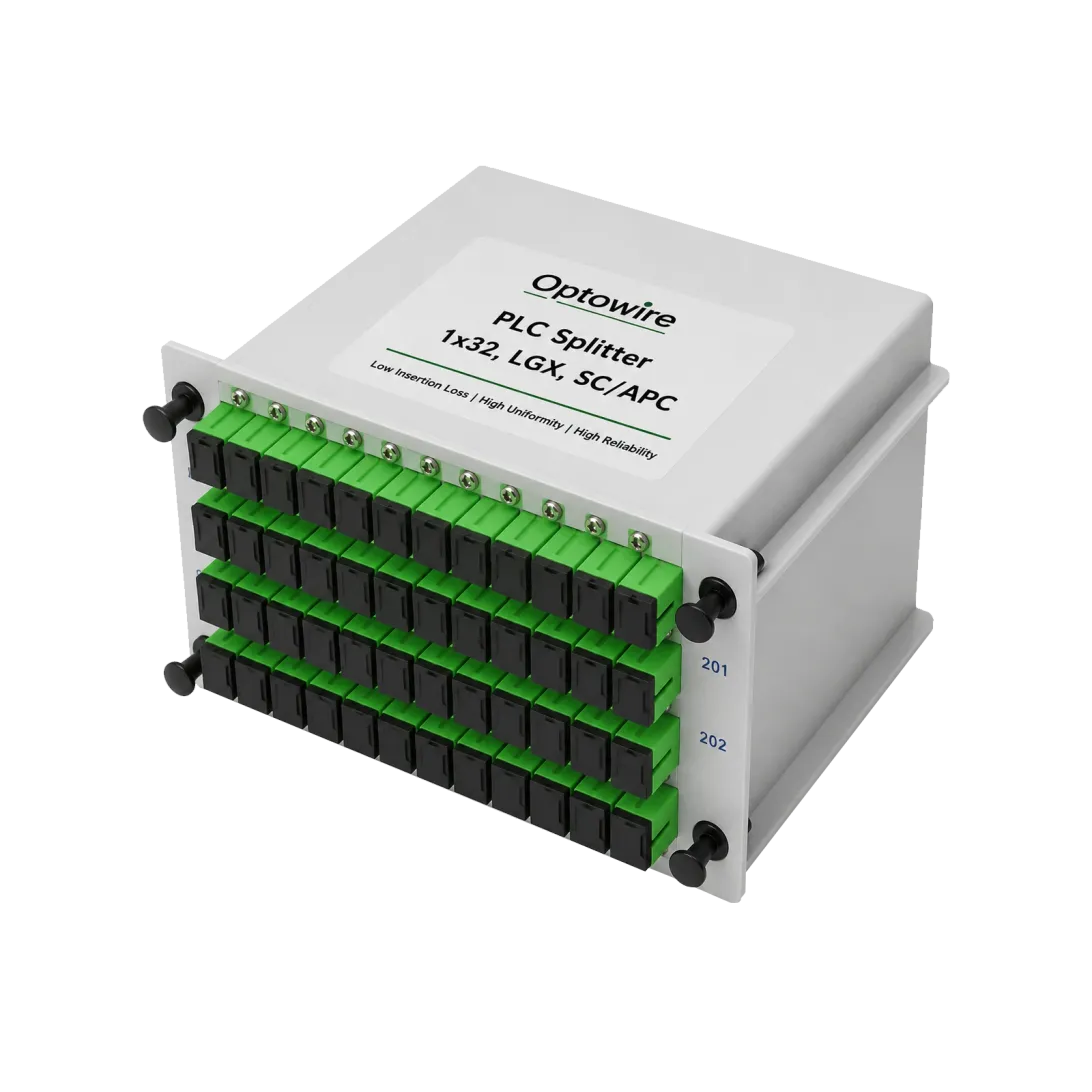 Optowire PLC Splitter 1x32, LGX, SC/APC