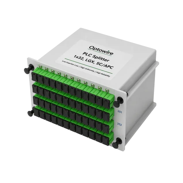 Optowire PLC Splitter 1x32, LGX, SC/APC