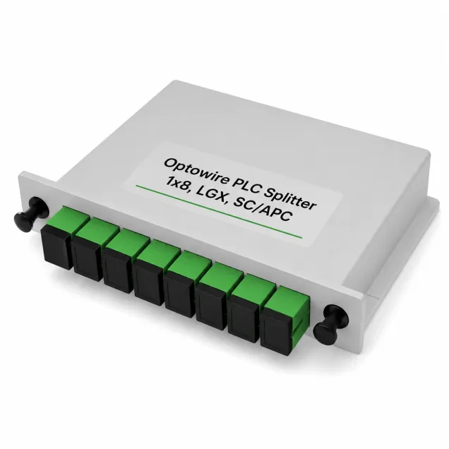 Optowire PLC Splitter 1x8, LGX, SC/APC