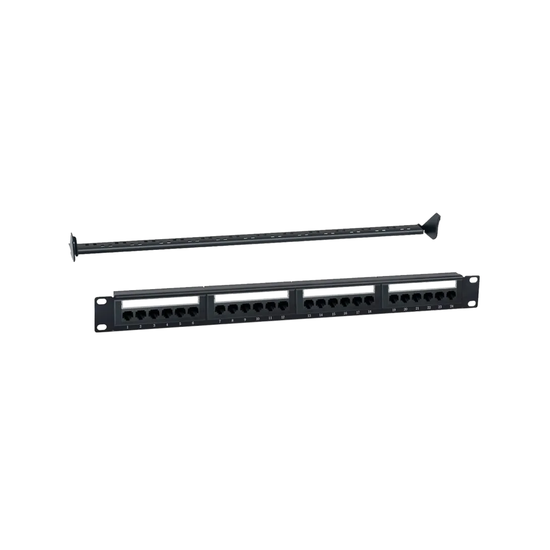 Patch Panel 24port RJ45 Cat 5&6-USH