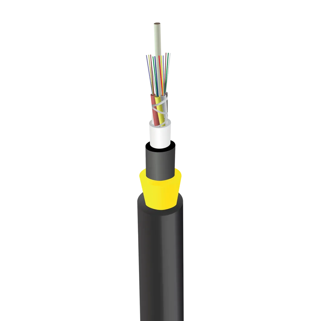 Optowire-AS(L)-S-16FO-25KN Long span ADSS for high voltage electrical towers