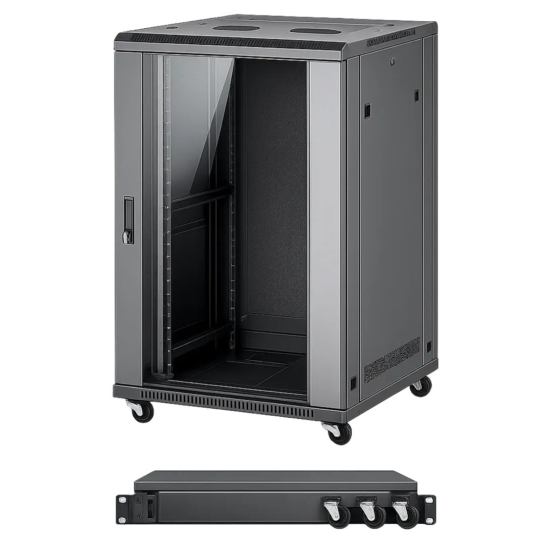 22U Network Rack Cabinet (600x800mm) With Glass Door
