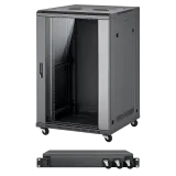22U Network Rack Cabinet (600x800mm) With Glass Door 2