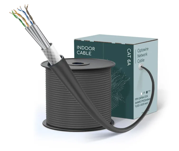 FTP CAT6 CCA 24AWG PE(outdoor) "0.53 ± 0.01 mm"