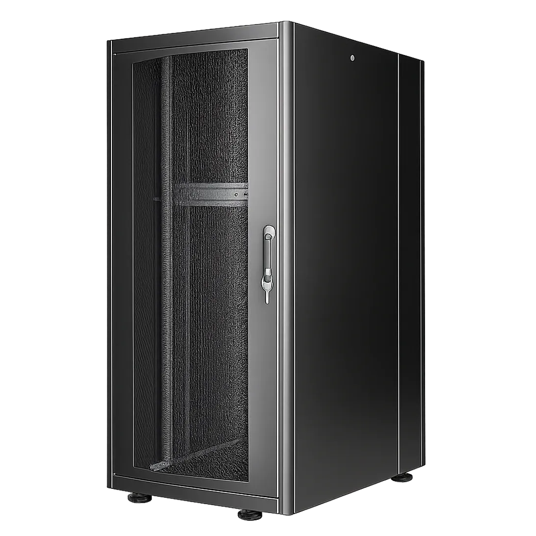 27U Network Rack Cabinet (600x800mm) With Curved Mesh Door