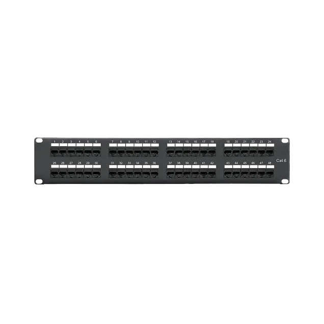 Patch Panel 48port RJ45 Cat 5&6-USH