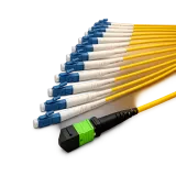 Optowire OS2, MTP(APC)-LC(UPC) Trunk Cable 24 (1x24) Core, 2,0mm, LSZH, 1m. 2