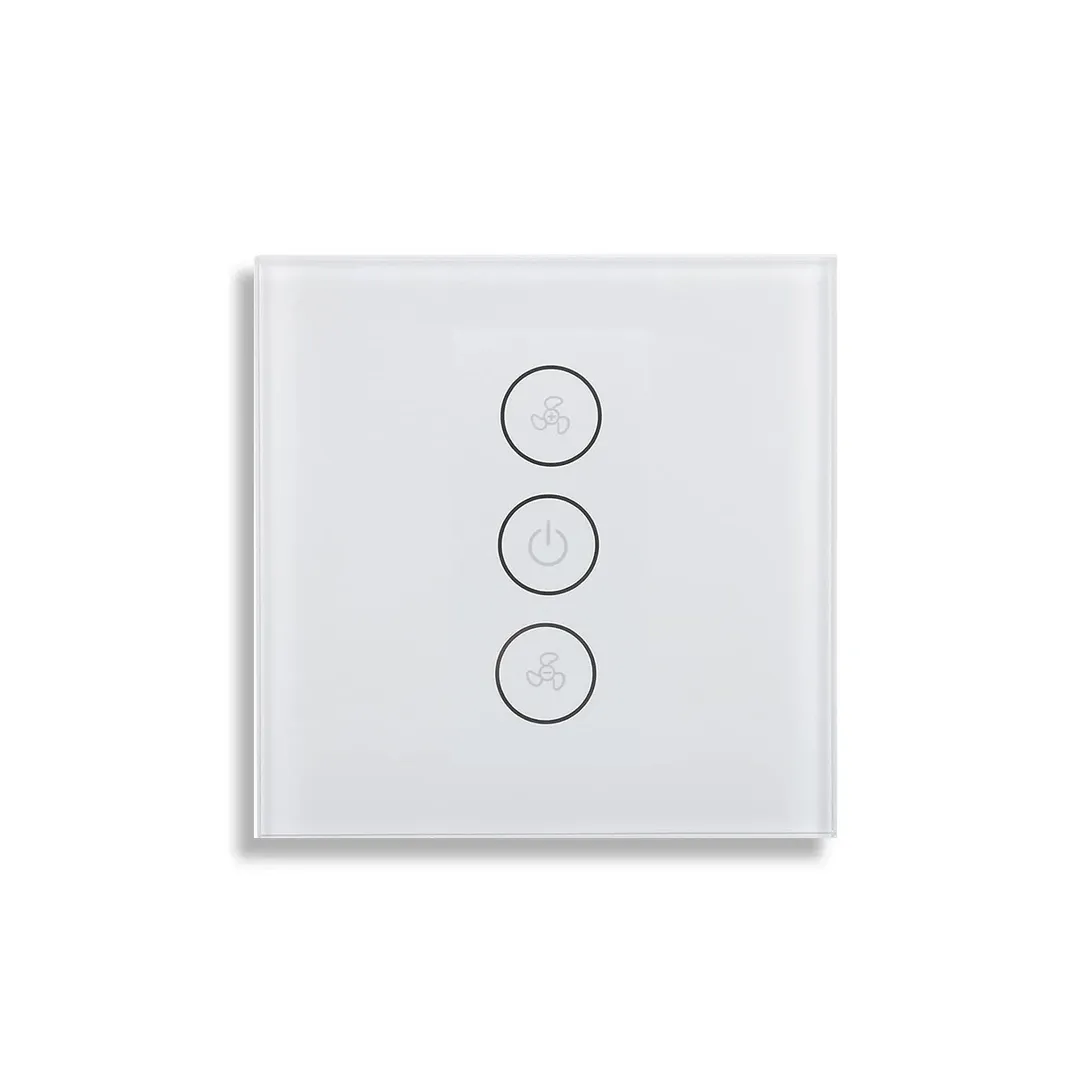 Wi-Fi Fan Speed Switch with Neutral (White) VIV-TW-WFF101N-WT