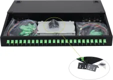 Rack Mount Patch Panel ODU-R24-DA With SC/APC Pigtail 1