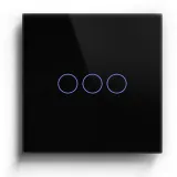 3 Gang Smart Wi-Fi Touch Switch with Neutral (Black) VIV-TW-6WF301N-WT 4