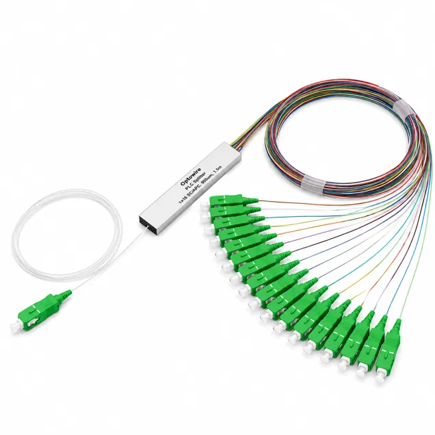Optowire PLC Splitter 1*16 SC/APC,  900um  1.5m