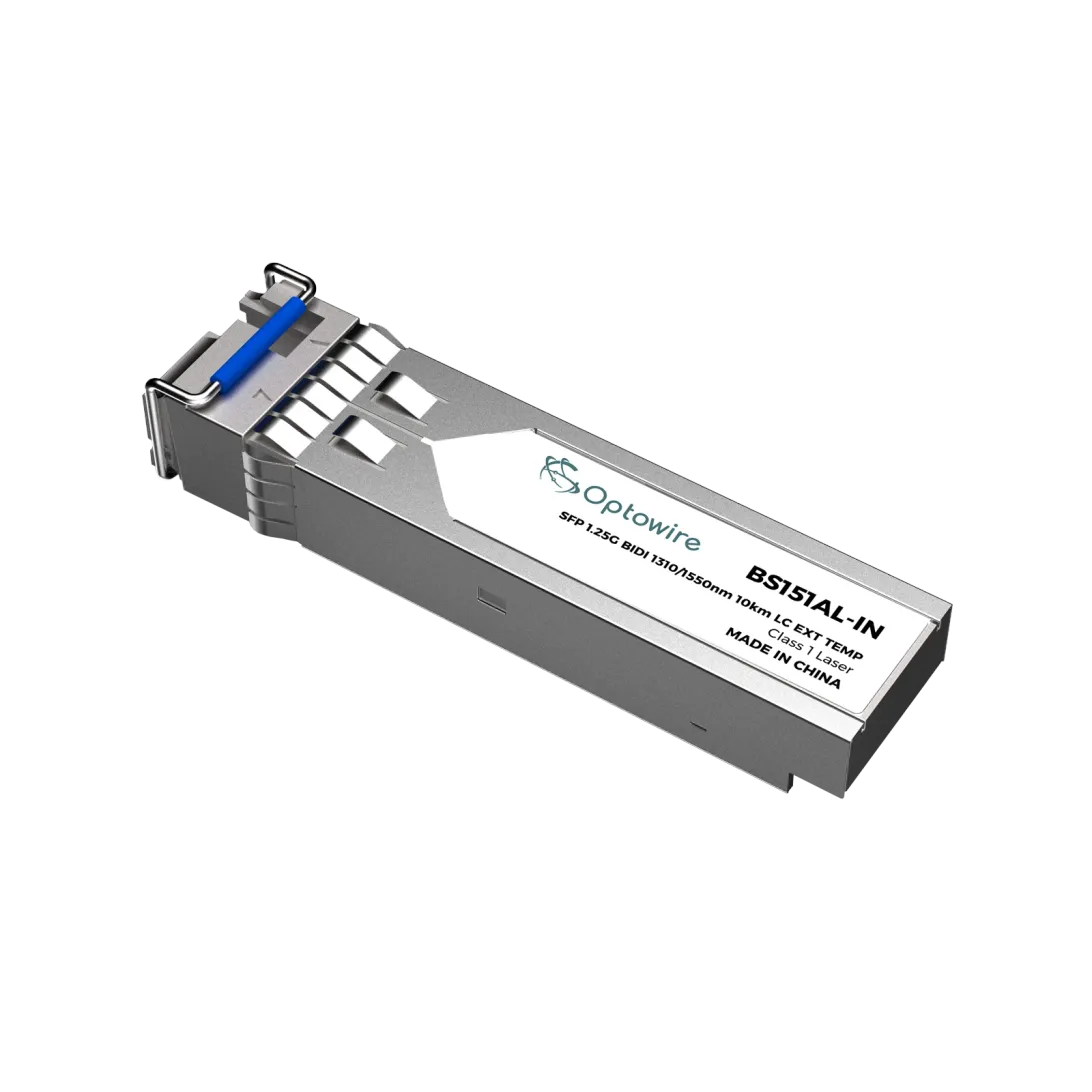 SFP 1.25G BIDI 1310/1550nm 10km LC EXT TEMP