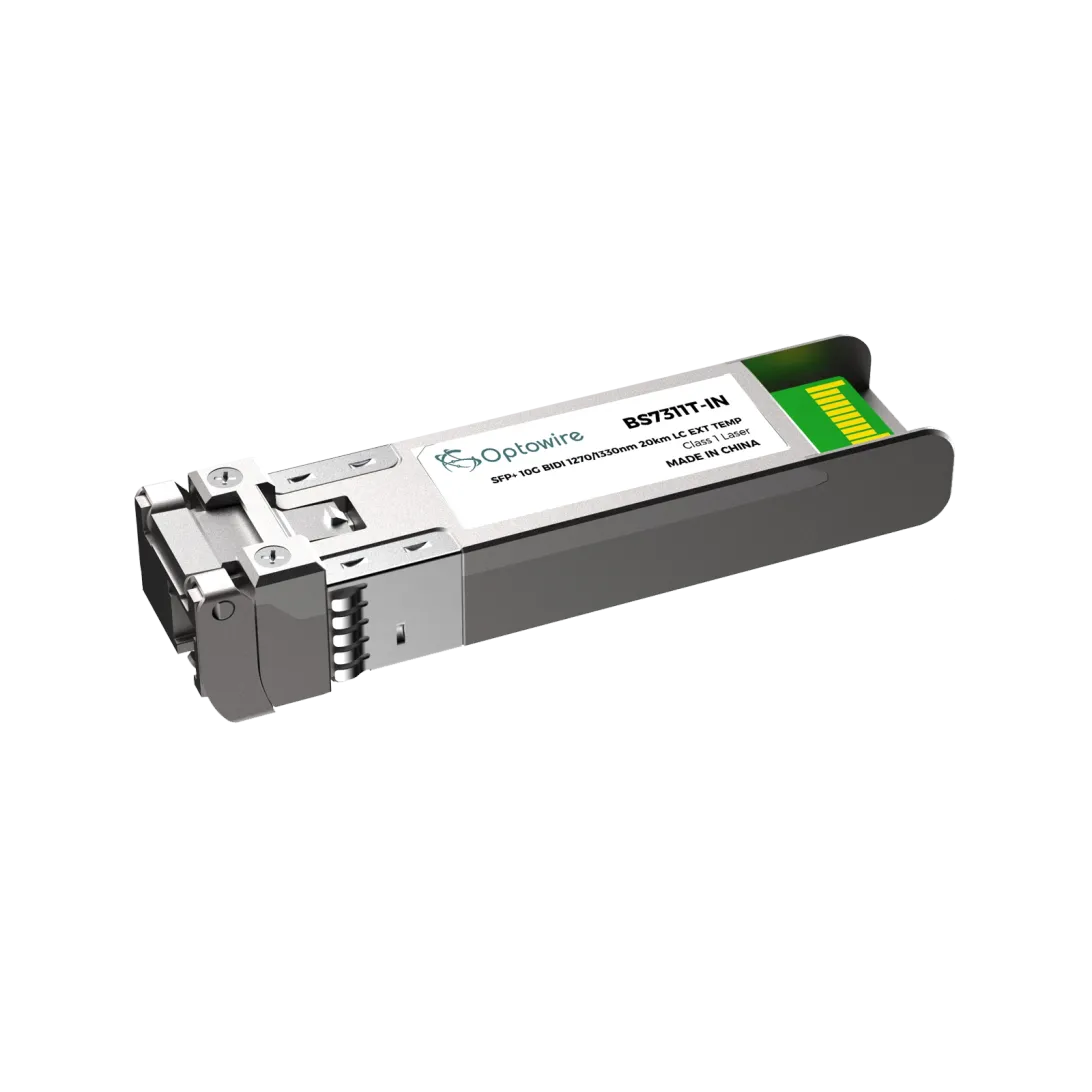 SFP+ 10G BIDI 1270/1330nm 20km LC EXT TEMP