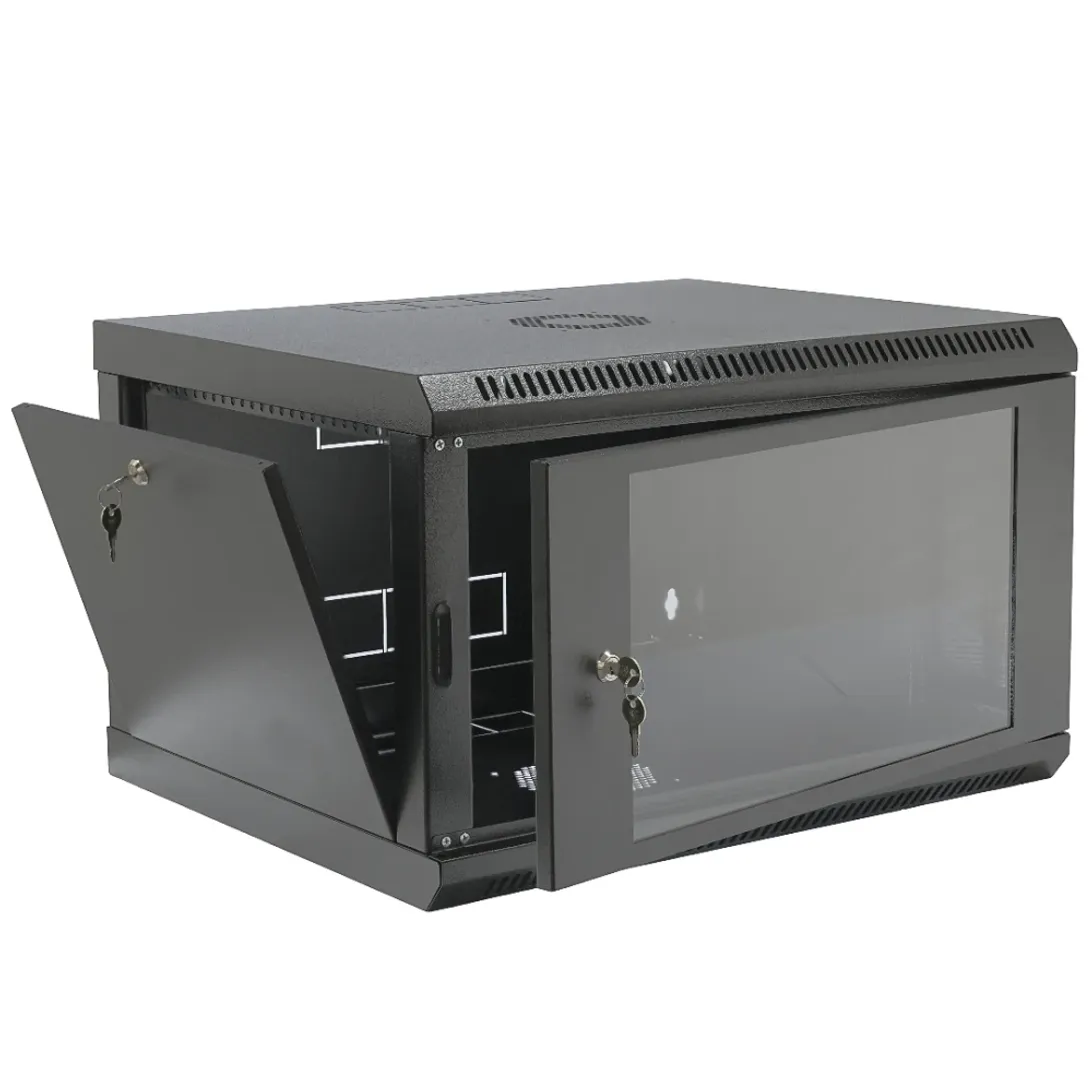 6U Network Rack Cabinet (600x450mm) With Glass Door