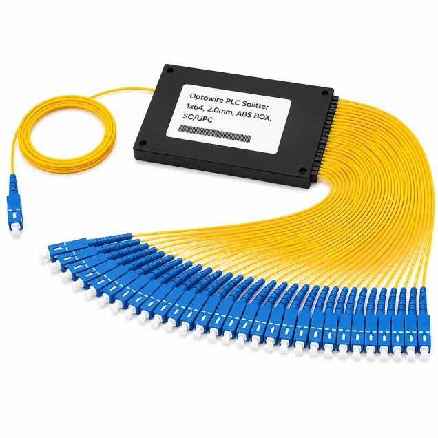 Optowire PLC Splitter 1x64, 2.0mm, ABS BOX, SC/UPC