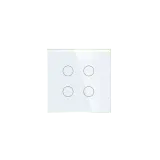 4 Gang Smart Wi-Fi Touch Switch with Neutral (Black) VIV-TW-6WF401N-WT 3