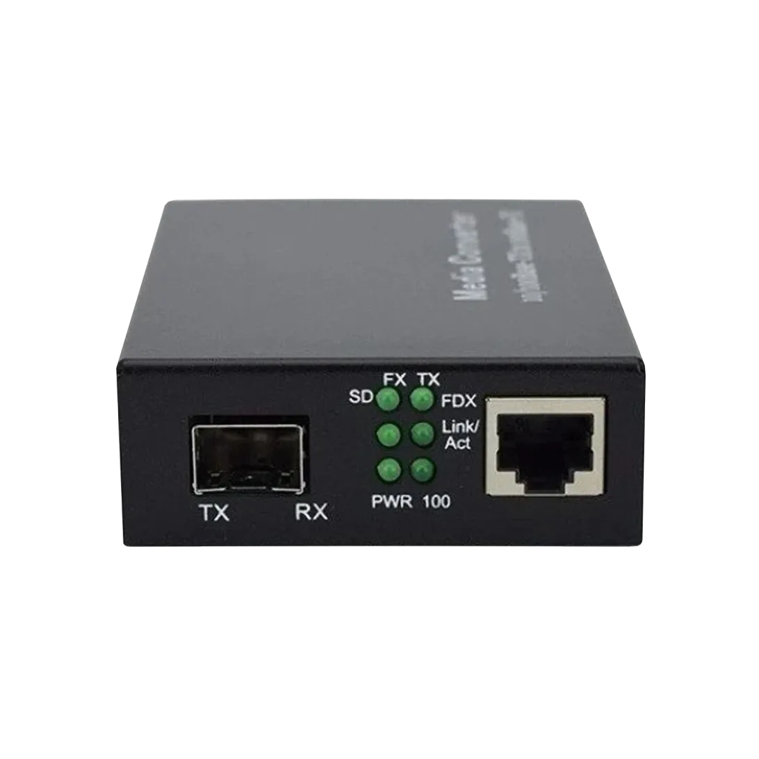 1G-1SFP-1RJ45-LFP Media Convertor