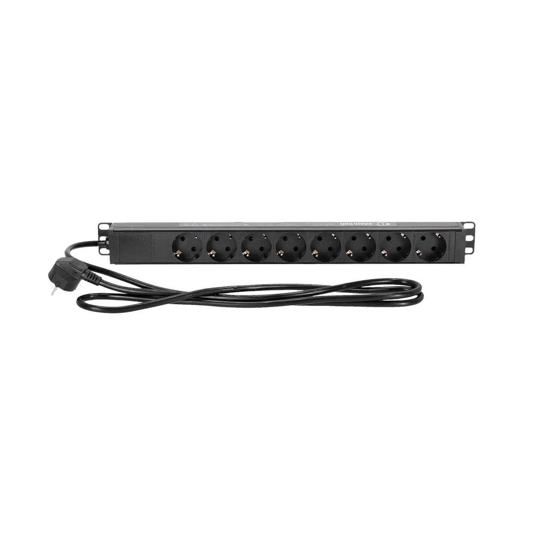 Rack Mount 8-Way PDU Without Switch With C13 Plug
