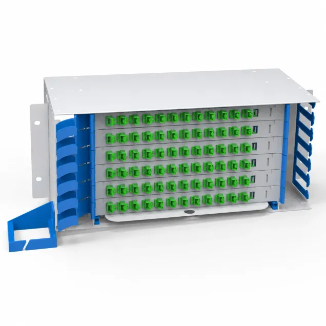 Rack Mount Patch Panel ODU-L16-192 With LC/APC Pigtail