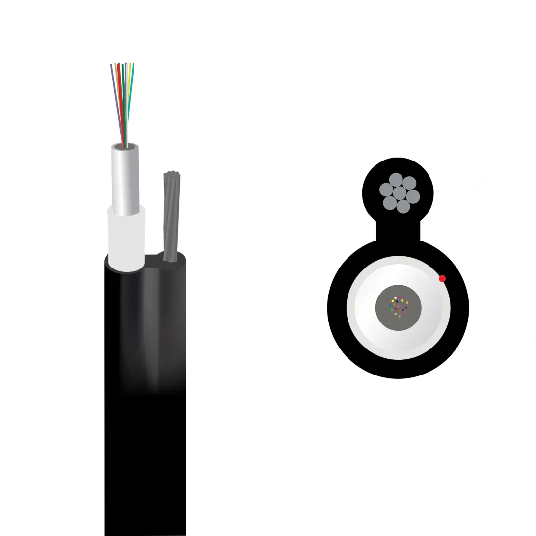 OptoWire AM-L-16FO-5.5KN Aerial Figure-8 Optical Cable