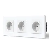Wi-Fi EU Type F Triple Socket 16A (White) VIV-TW-WF3F-WT 1