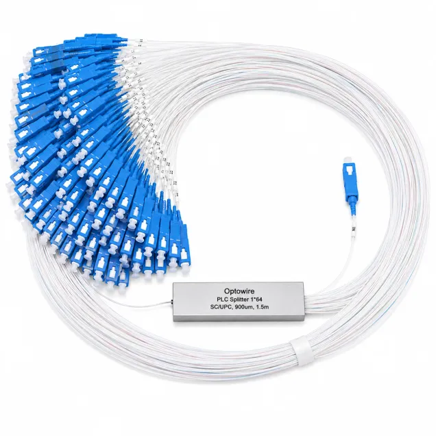 Optowire PLC Splitter 1*64 SC/UPC, 900um, 1.5m
