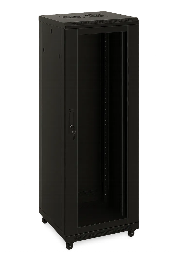 37U Network Rack Cabinet (600x600mm) With Glass Door