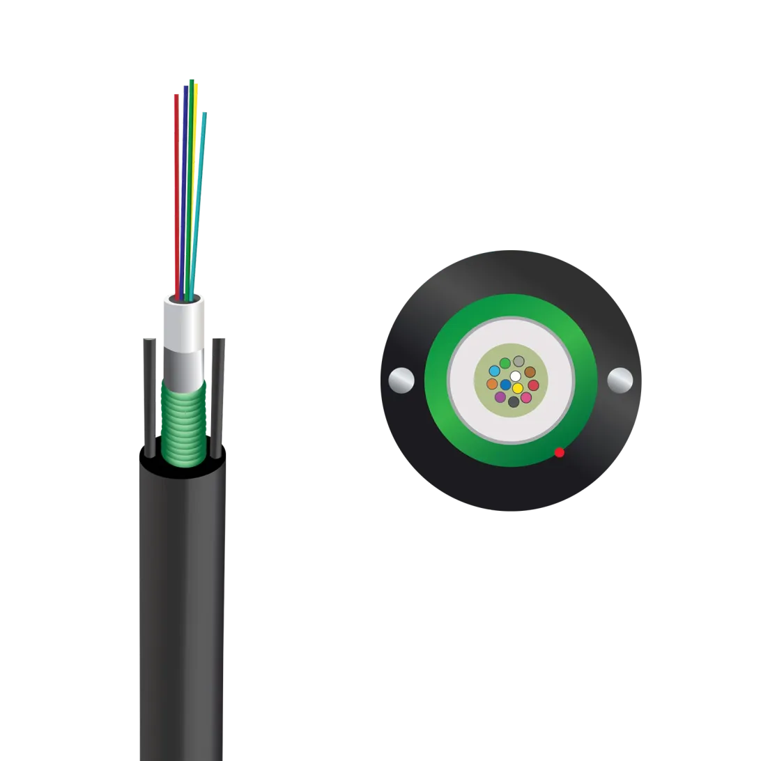 OptoWire-U-TIC-S-288FO-2.7KN (Low density) Duct installation Steel tape optical cable