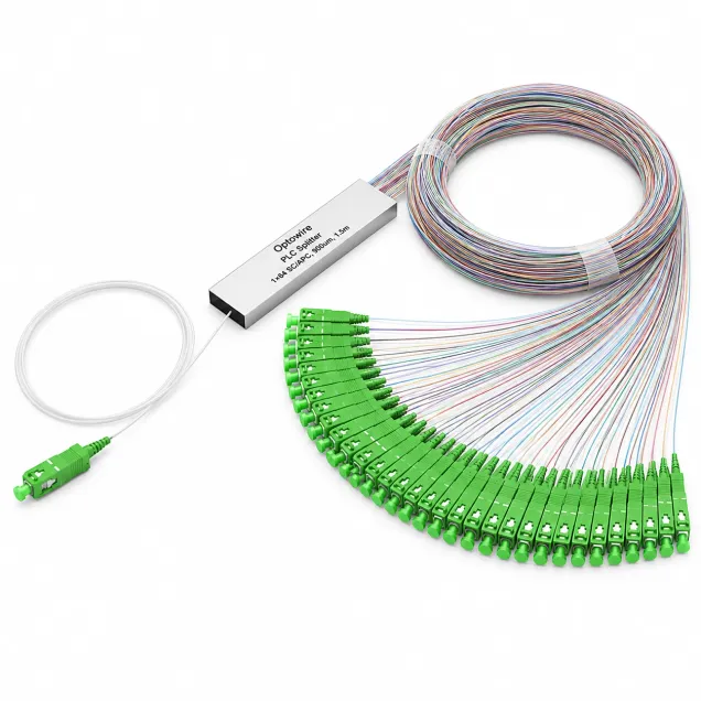 Optowire PLC Splitter 1*64 SC/APC, 900um, 1.5m