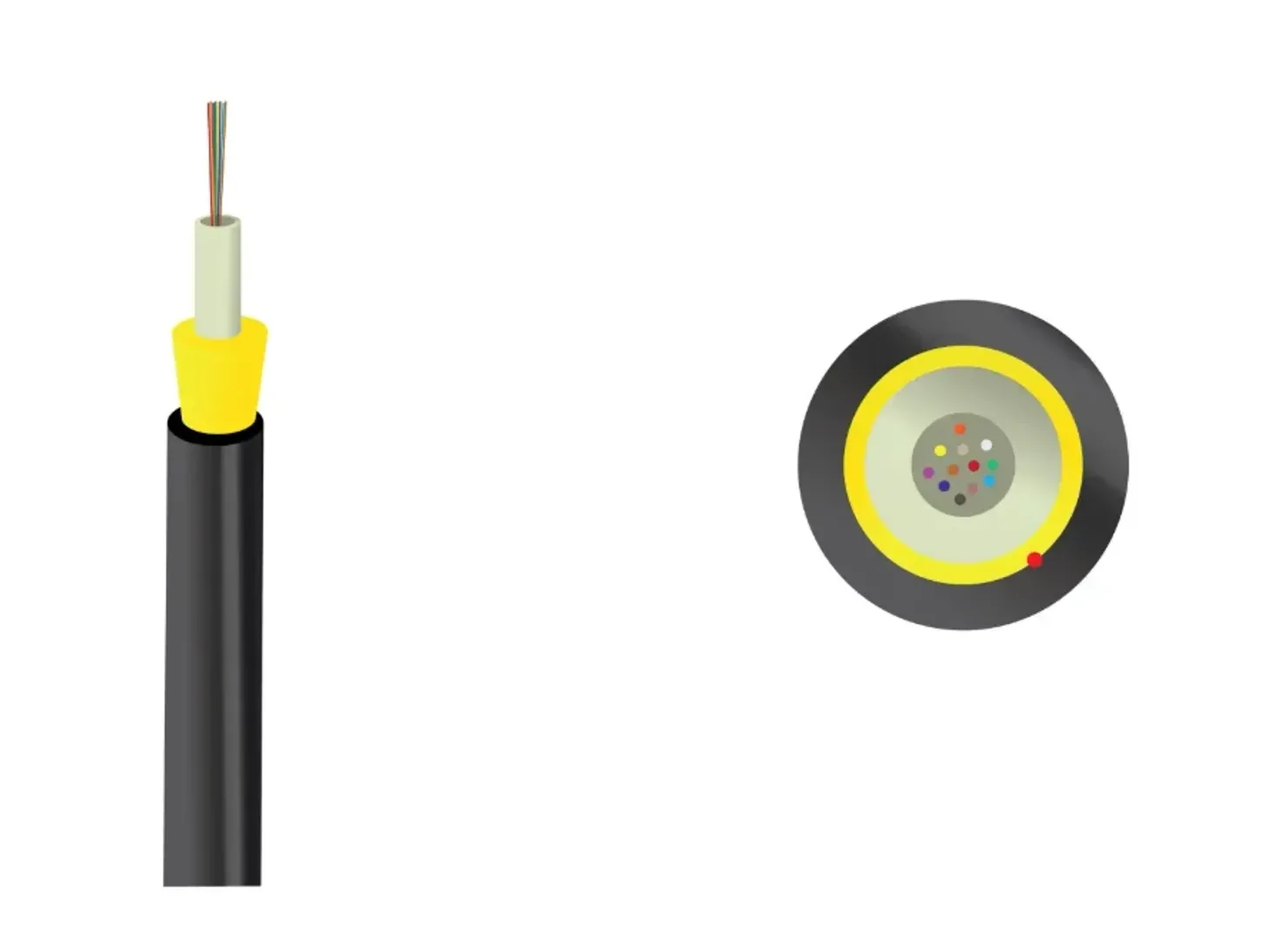 OptoWire-AS-L(A)-8FO-2KN Drop Outdoor ADSS optical cable