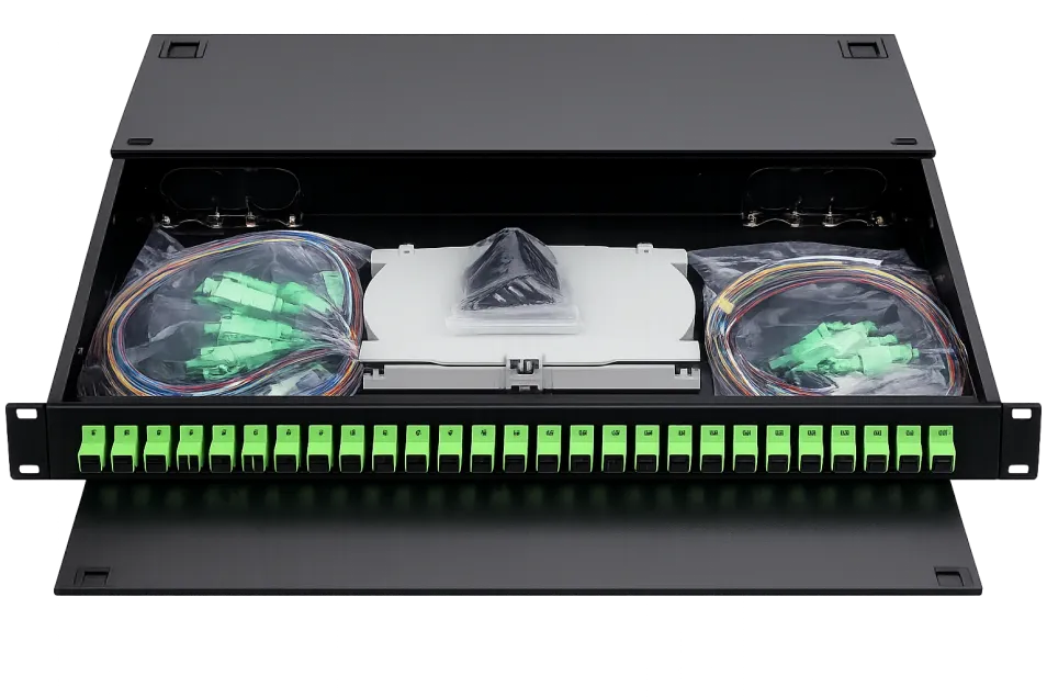 Rack Mount Patch Panel ODU-R24-DA With SC/APC Pigtail