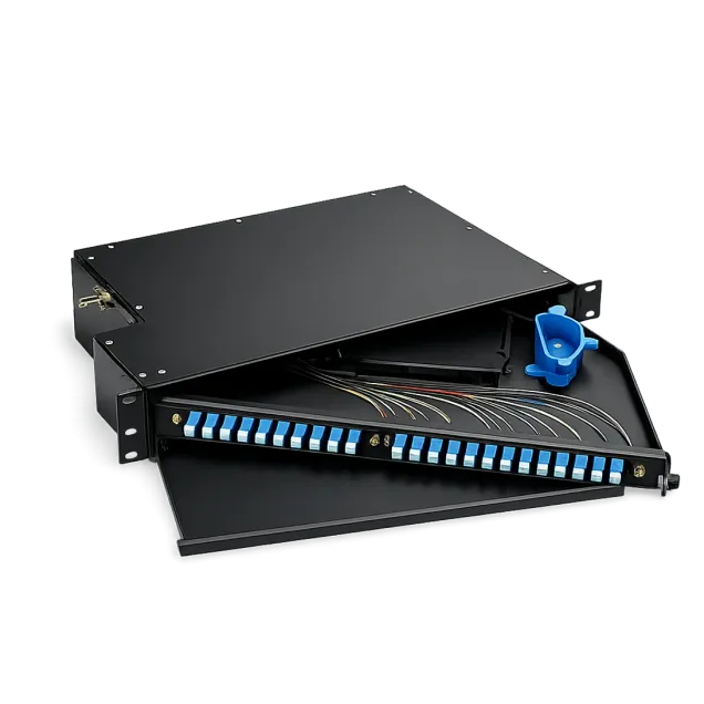 Rack Mount Patch Panel ODU-L6-48 With LC/UPC Pigtail