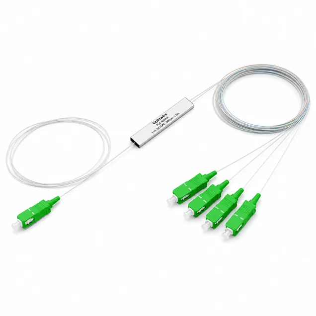 Optowire PLC Splitter 1*4 SC/APC, 900um, 1.5m