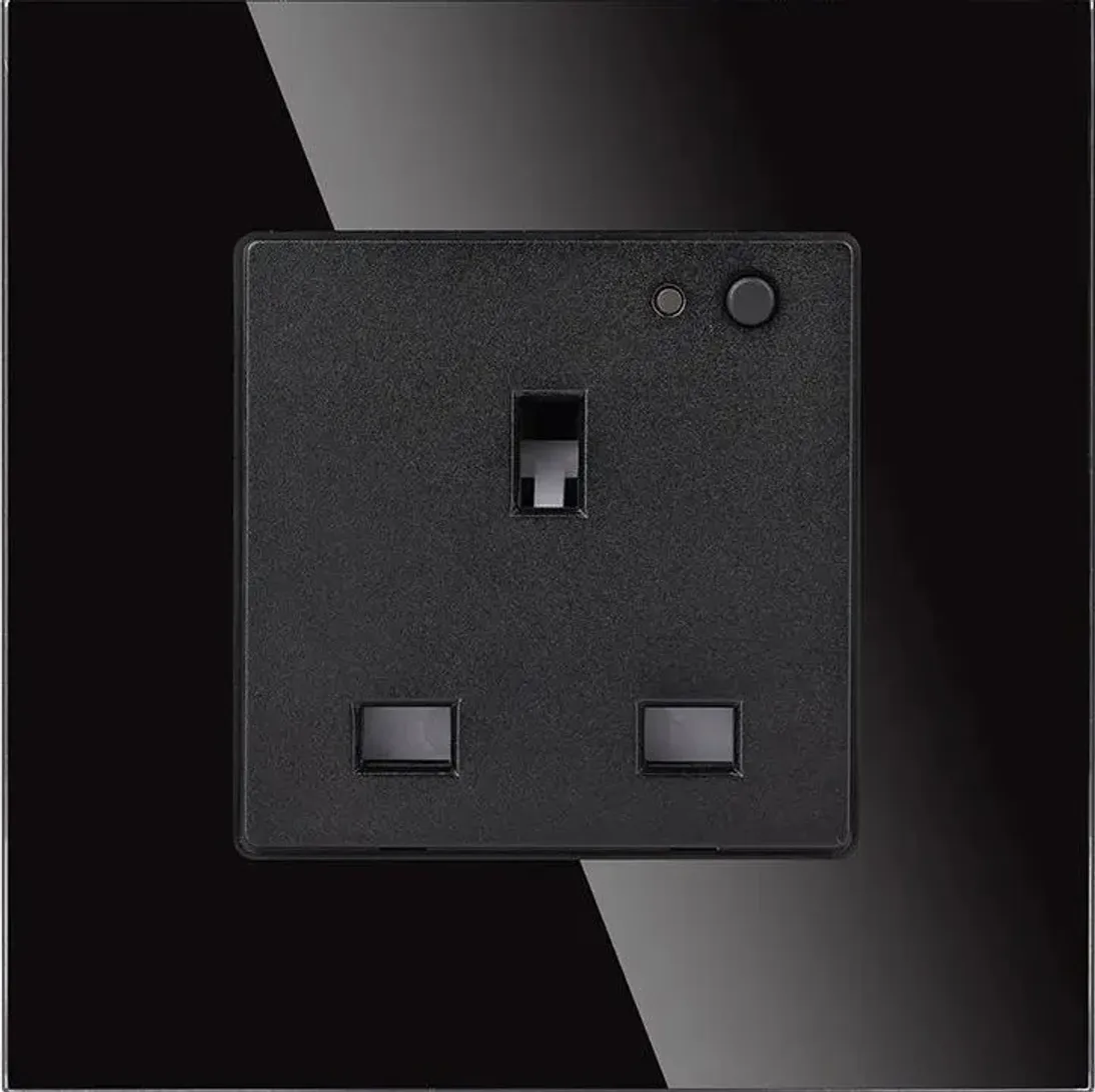 Wi-Fi Multi-Function Single Socket 13A (Black) VIV-TW-WF1MF-WT