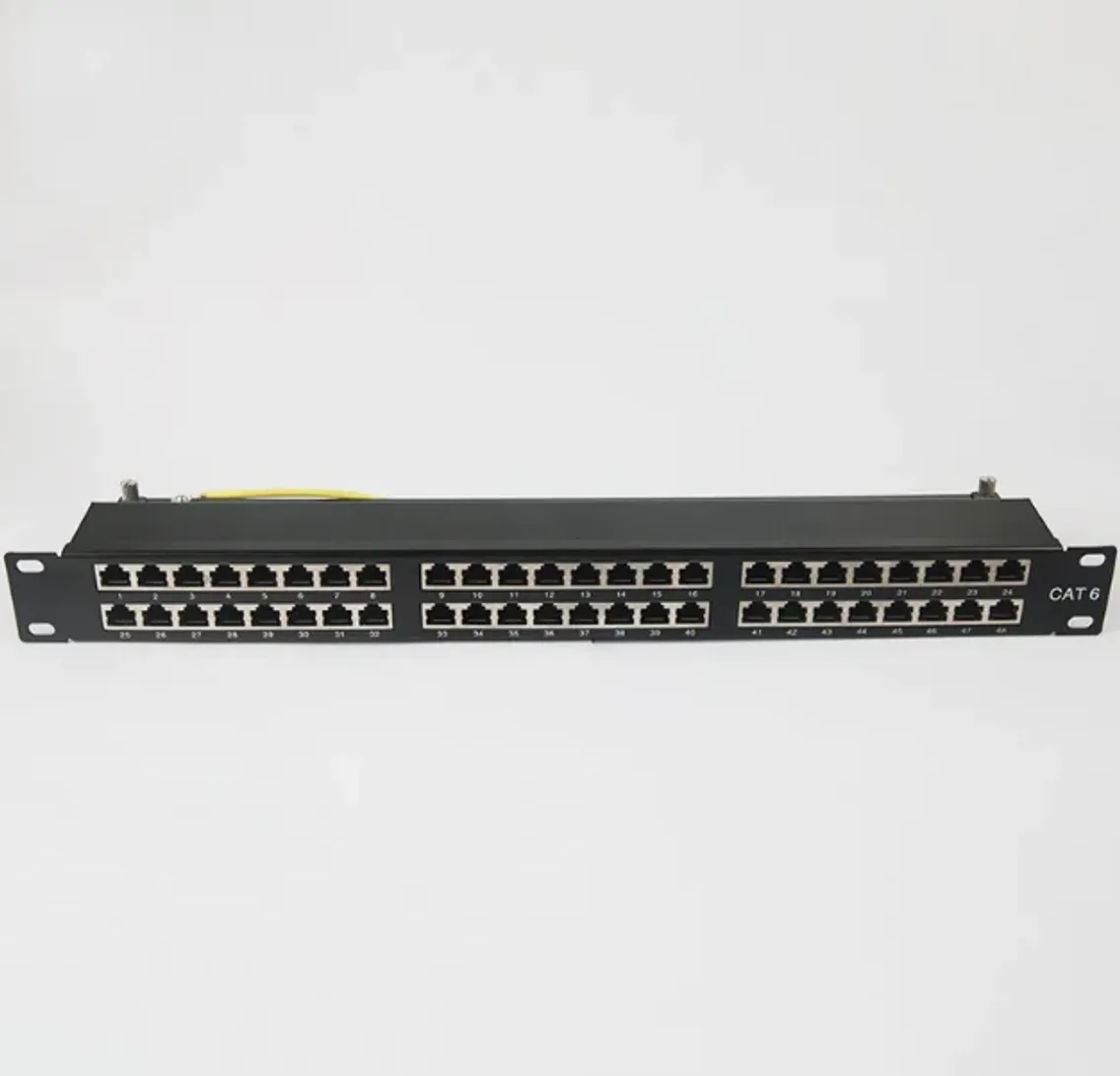 Patch Panel 48port RJ45 Cat 5&6-SH