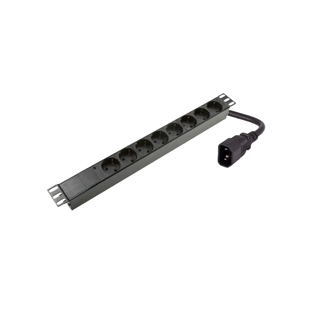 Rack Mount 8-Way PDU Without Switch With C14 Plug 
