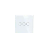 3 Gang Smart Wi-Fi Touch Switch with Neutral (White) VIV-TW-6WF301N-WT 1